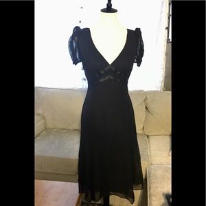 Betsey Johnson Silk Midi Dress